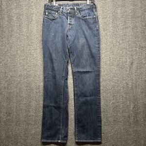 Abercrombie & Fitch Slim Straight Jeans Mens Size‎ 31x32 Dark Blue